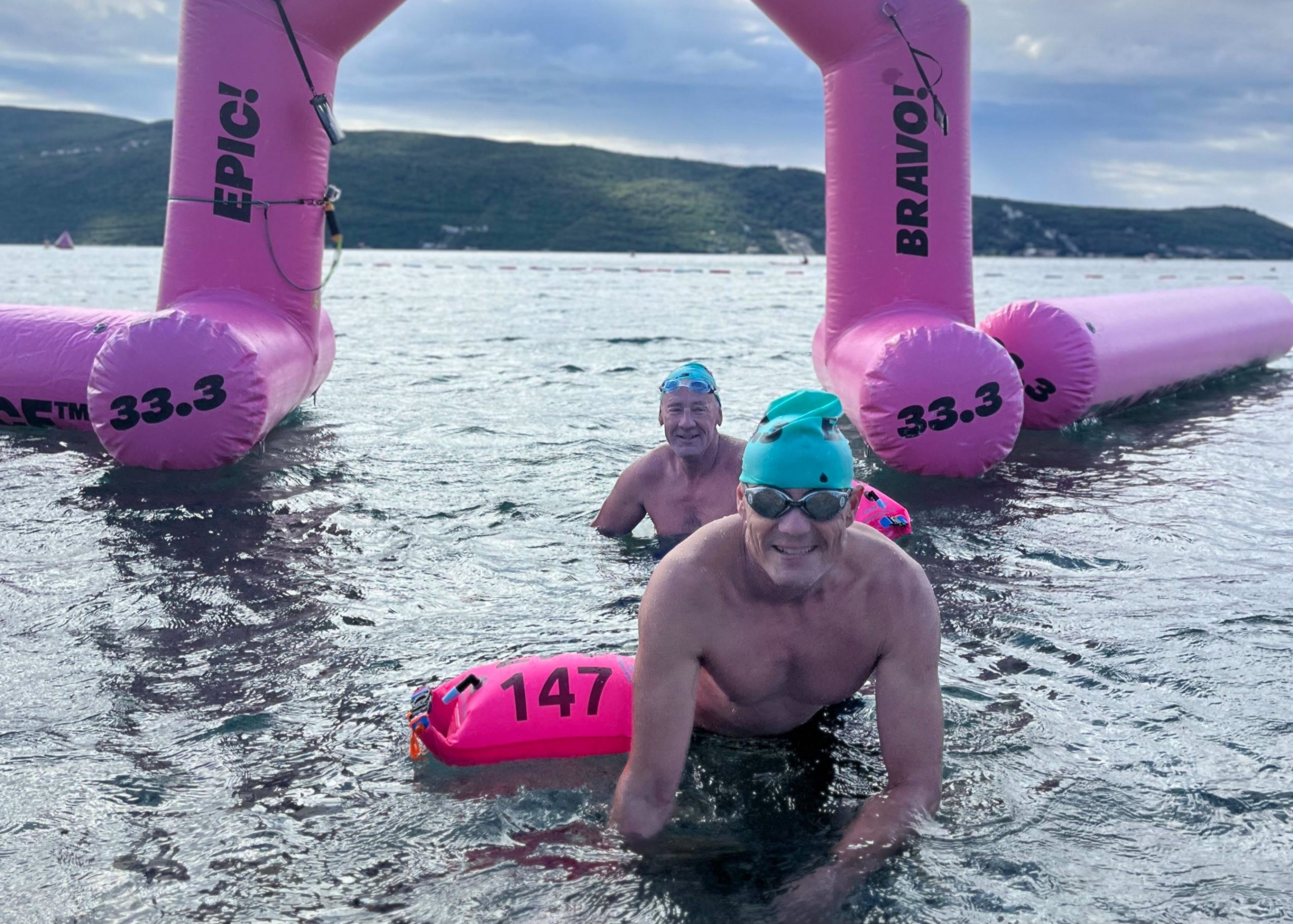 Finishing ultraswim #10