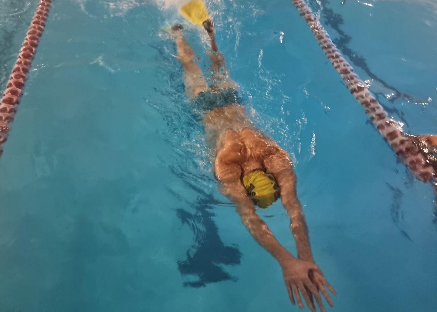 Streamlining with fins Hampton Pool